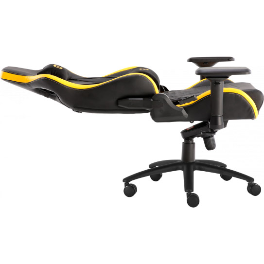 Кресло GT RACER X-0718 Black/Yellow Вторичный цвет желтый