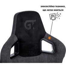 Кресло GT RACER X-8005 Dark Grey/Black Suede