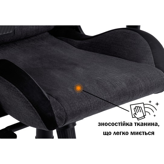 Внешний вид Кресло GT RACER X-8005 Dark Grey/Black Suede