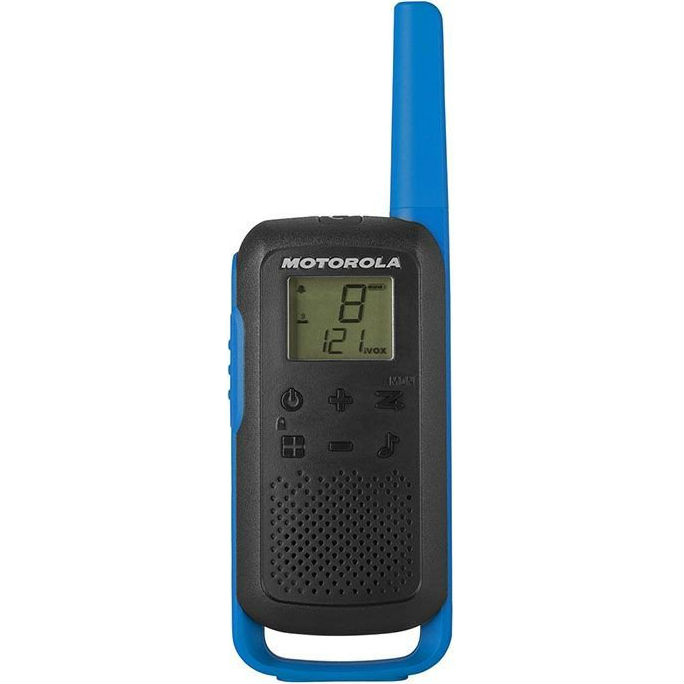 

Рация MOTOROLA TALKABOUT T62 Twin Pack&ChgrWE (B6P00811LDRMAW) Blue, TALKABOUT T62 Blue Twin Pack & ChgrWE