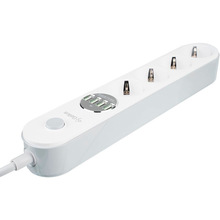 Мережевий фільтр GELIUS Pro G-Power 4 розетки + 4xUSB 2м 10А White (GP-PS-001)