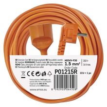 Удлинитель EMOS P01215R 1 розетка 15м 16А Orange (P01215R)