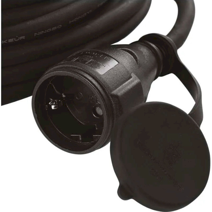 Подовжувач EMOS 1 розетка 5м 16А 3x1.5мм2 Black (P01805) Максимальна сила струму 16