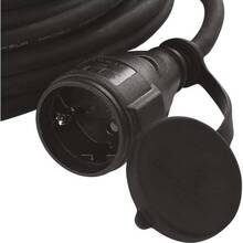 Подовжувач EMOS 1 розетка 10м 16А 3x2, 5мм2 Black (P01810R)