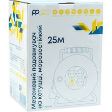 Удлинитель POWERPLANT 4 розетки 25м 16А 3x2.5мм2 (EX610525)