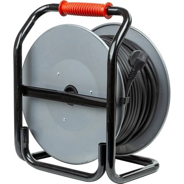 Удлинитель POWERPLANT 4 розетки 50м 16А 3x2.5мм2 Black (JY-20022/50) Тип розеток евророзетка с заземлением (Тип F)