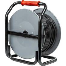 Удлинитель POWERPLANT 4 розетки 50м 16А 3x2.5мм2 Black (JY-20022/50)