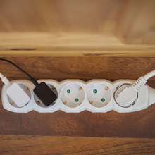 Подовжувач Emos 5 розеток 5м 16А 3х1.5мм2 White (P0525R)