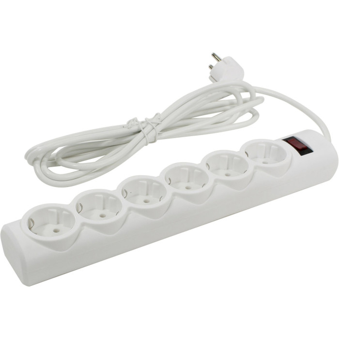 Мережевий фільтр DEFENDER DFS 153 6 розеток 3м 10A White (994900) Тип мережевий фільтр