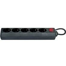 Сетевой фильтр DEFENDER ES 5 розеток 3м 10А 3х1.0мм2 Вlack (994850)