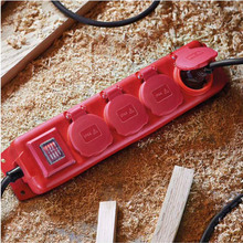 Удлинитель EMOS 4 розетки 3м 16A 3x1.5мм2 Red (P14231)