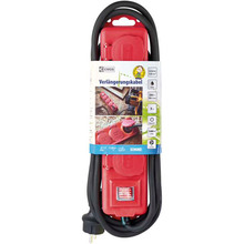 Удлинитель EMOS 4 розетки 3м 16A 3x1.5мм2 Red (P14231)