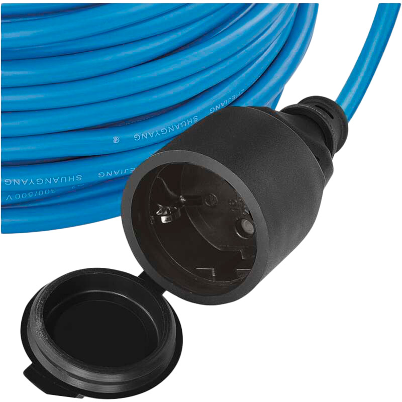 Удлинитель Emos P01510W 1 розетка 10м 16А 1.5мм2 Blue (P01510W) Максимальная сила тока 16