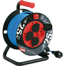Удлинитель Emos P08625W 4 розетки 25м 16А 1.5мм2 Blue (P08625W)