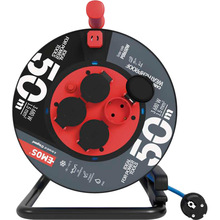 Подовжувач EMOS 4 розетки 50м 16А 3x1.5мм2 Blue/Black (P08650W)