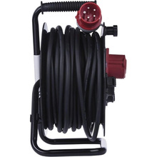 Удлинитель EMOS 3 розетки 25м 12.5А 5х1,5мм2 Black (P192250)