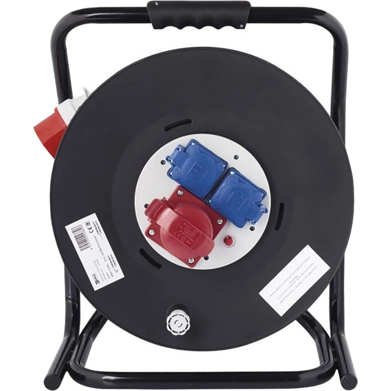 Подовжувач EMOS 3 розетки 33м 16А 5x2.5мм2 Black (P19733)