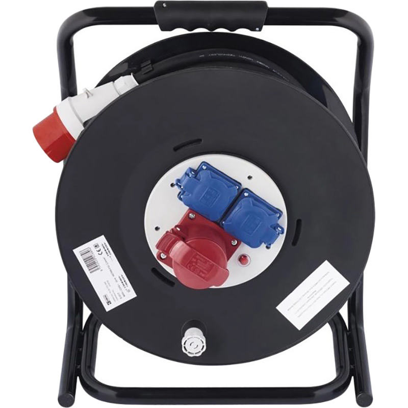 Подовжувач EMOS 3 розетки 33м 16А 5x2.5мм2 Black (P19733) Тип розеток роз'єм 2P+E