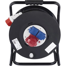 Подовжувач EMOS 3 розетки 33м 16А 5x2.5мм2 Black (P19733)