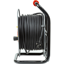 Подовжувач POWERPLANT 4 розетки 40м 16А 3x2.5мм2 Black (JY-20022/40)