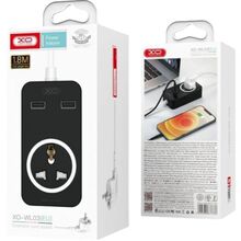 Удлинитель XO 1 розетка + 2xUSB 1.8м 10A Black (WL03)