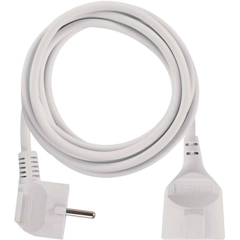 Подовжувач EMOS 1 розетка 2м 16A 3x1.0мм2 White (P0122) Тип подовжувач