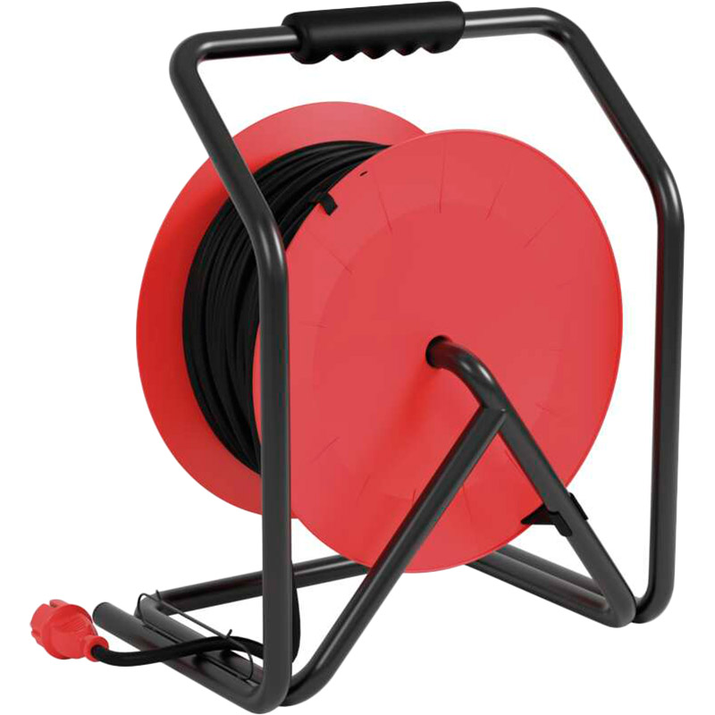Удлинитель EMOS 4 розетки 50м 16A 3x2.5мм2 Red (P19221) Максимальная сила тока 15.22