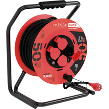 Удлинитель EMOS 4 розетки 50м 16A 3x2.5мм2 Red (P19221)