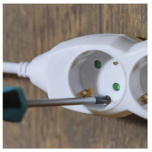 Удлинитель EMOS 3 розетки 1.5м 16A 3×1мм2 White (P0321)