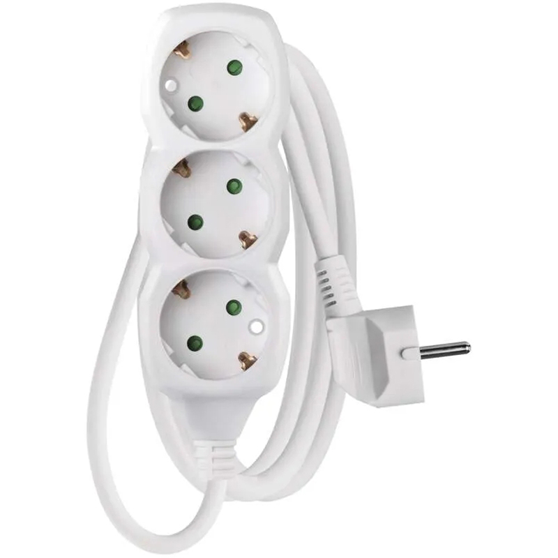 Удлинитель EMOS 3 розетки 1.5м 16A 3×1мм2 White (P0321)