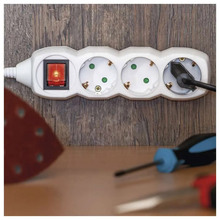 Удлинитель EMOS 3 розетки 1.5м 16A 3×1мм2 White (P1321)