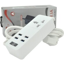 Мережевий фільтр VOLTRONIC ТВ-Т06 1 розетка 2 м 16 A 3х0.75 мм2 White (ТВ-Т06-White)