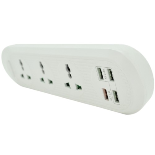 Мережевий фільтр VOLTRONIC ТВ-Т16 3 розетки 2 м 10 A 3х0.75 мм2 White (ТВ-Т16-White) Тип мережевий фільтр