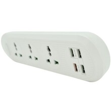 Мережевий фільтр VOLTRONIC ТВ-Т16 3 розетки 2 м 10 A 3х0.75 мм2 White (ТВ-Т16-White)