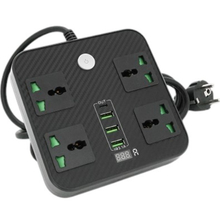 Сетевой фильтр VOLTRONIC ТВ-Т90 4 розетки 2м 3х0.75мм2 Black (ТВ-Т90-Black)