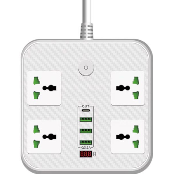 Сетевой фильтр VOLTRONIC ТВ-Т90 4 розетки 2 м 3х0.75мм2 White (ТВ-Т90-White) Сетевой фильтр VOLTRONIC ТВ-Т90 4 розетки 2 м 3х0.75мм2 White (ТВ-Т90-White)