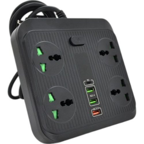 Мережевий фільтр VOLTRONIC ТВ-Т18 4 розетки 2м 10А 3х0.75мм2 Black (OS-Т18-Black) Мережевий фільтр VOLTRONIC ТВ-Т18 4 розетки 2м 10А 3х0.75мм2 Black (OS-Т18-Black)