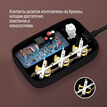 Мережевий фільтр COLORWAY 3 розетки 13А 2м Black (CW-CHE34PDB)