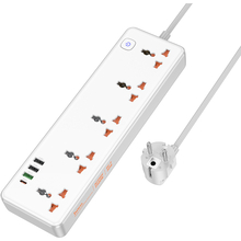 Мережевий фільтр HOCO AC14A Rico PD30W/1C3A 5 розеток 1.5 м White (6942007607186)