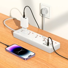 Мережевий фільтр HOCO AC14A Rico PD30W/1C3A 5 розеток 1.5 м White (6942007607186)