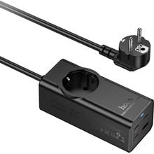Сетевой фильтр HOCO NS9 PD67W/3C1A EU/GER 1 розетка 2 м Black (6942007638494)