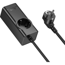 Сетевой фильтр HOCO NS9 PD67W/3C1A EU/GER 1 розетка 2 м Black (6942007638494)