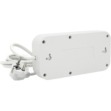 Мережевий фільтр VOLTRONIC F09U 3 розетки + 4 USB + PD 2 м 10 А 3х0.75 мм White (F09U-White)