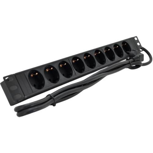 Удлинитель RITAR 9 розеток 1.8м 10А Black (1U-M9-K-GER)