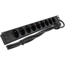Удлинитель RITAR 9 розеток 1.8м 10А Black (1U-M9-K-GER)