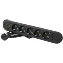 Мережевий фiтр VOLTRONIC 5 розеток+3 USB 1.5м 3х0,75мм Black (F05U-Black)