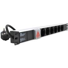 Удлинитель RITAR 6 розеток 1.8 м 10А 3х0,75мм Black (1U-M6-K-GER)