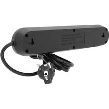 Мережевий фільтр VOLTRONIC 4 розетки+3 USB 1.5м 10А 3х0,75мм Black (F01U-Black)