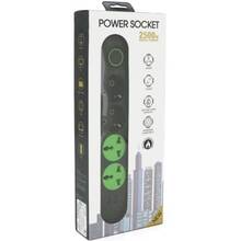 Мережевий фільтр VOLTRONIC 4 розетки+3 USB 1.5м 10А 3х0,75мм Black (F01U-Black)