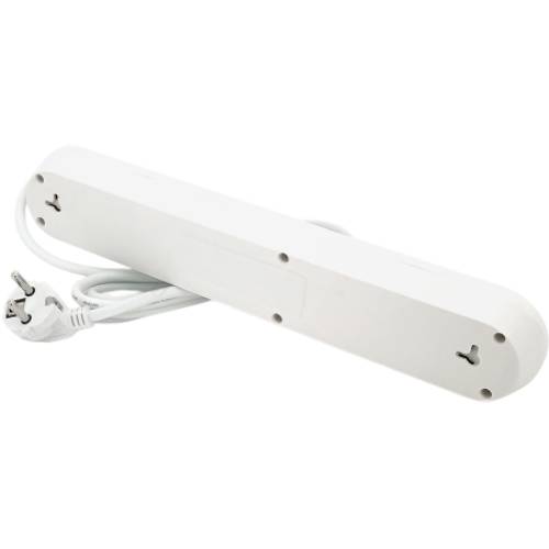 Мережевий фільтр VOLTRONIC 4 розетки+3 USB 1.5м 3х0,75мм White (F04U-White) Тип мережевий фільтр